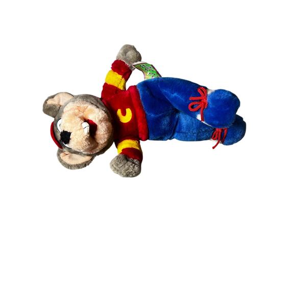 Chuck E Cheese 1999 Vintage Plush 11" Mouse Pizza Mascot Kids Stuff Charm Co - Picture 4 of 6